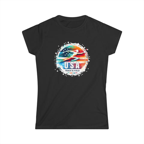 USA 2024 Go United States America 2024 USA Track and Field Women Shirts