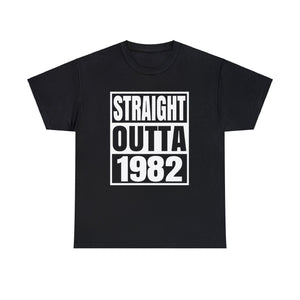 Vintage 1982 T Shirts for Men Retro Funny 1982 Birthday Mens Tshirts for Men Big and Tall