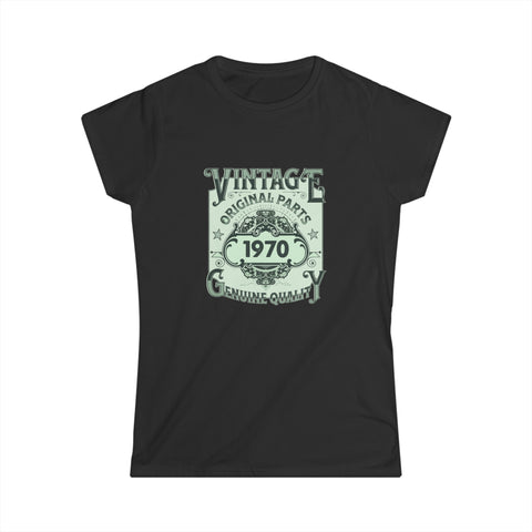 Vintage 1970 TShirt Women Limited Edition BDay 1970 Birthday Women Shirts