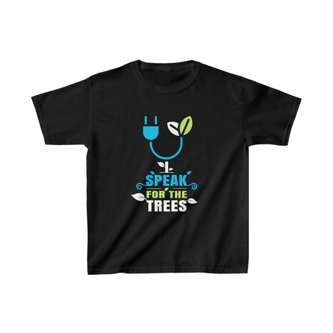 I Speak For The Trees Shirt Gift Environmental Earth Day Girls Tops