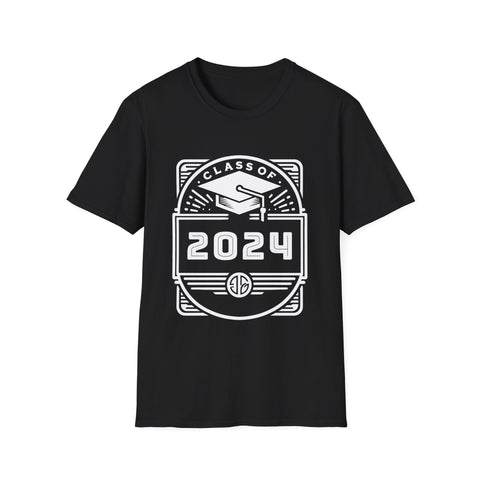 Senior 24 Class of 2024 Back to School Graduation 2024 Shirts for Men