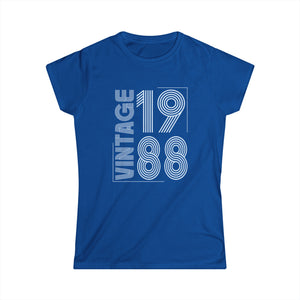 Vintage 1988 T Shirts for Women Retro Funny 1988 Birthday Womens T Shirt