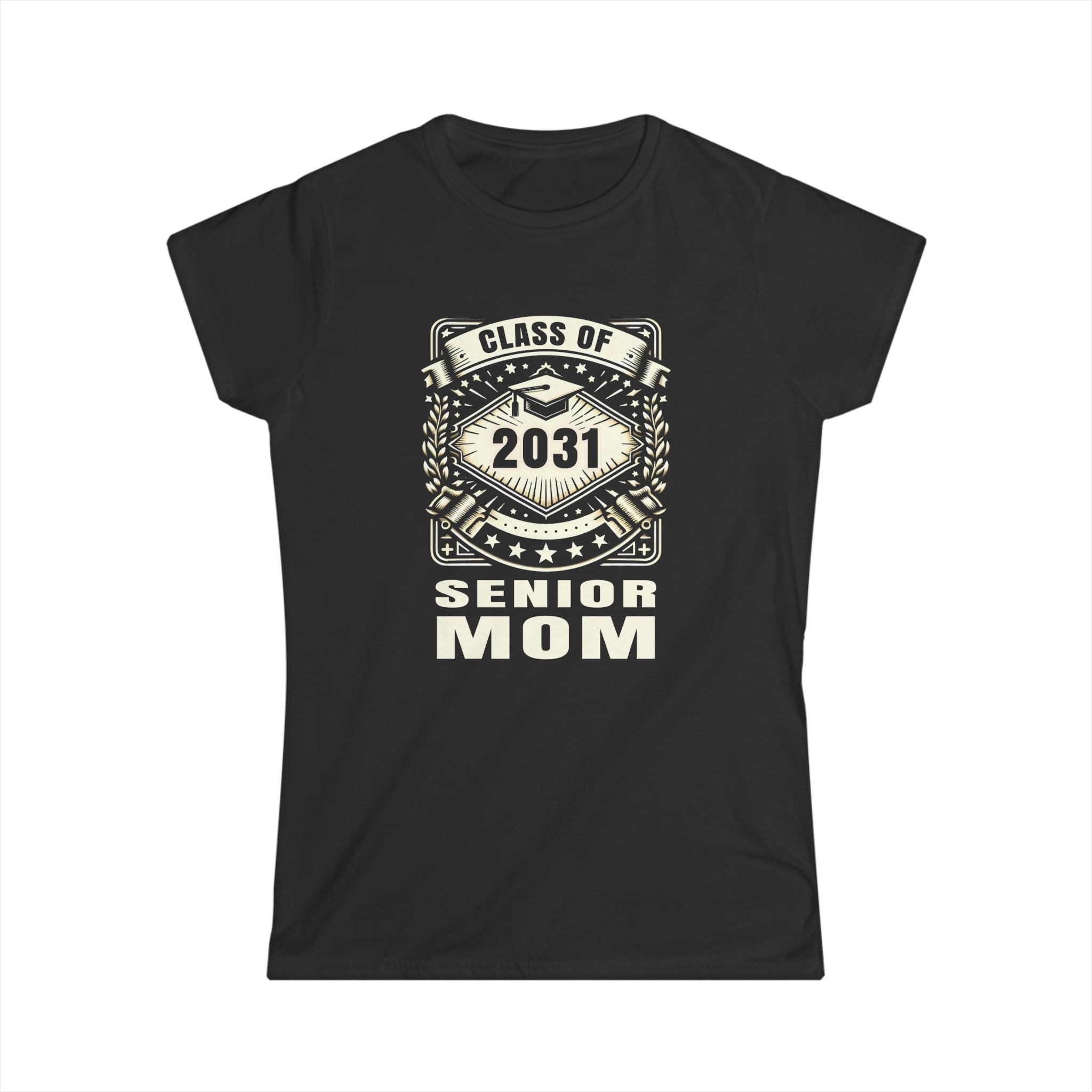 Senior 2031 Senior Mom Senior 2031 Parent Class of 2031 Womens T Shirts