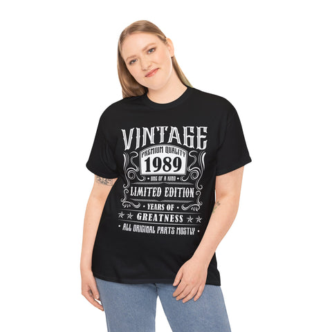 Vintage 1989 T Shirts for Women Retro Funny 1989 Birthday Plus Size Shirts for Women