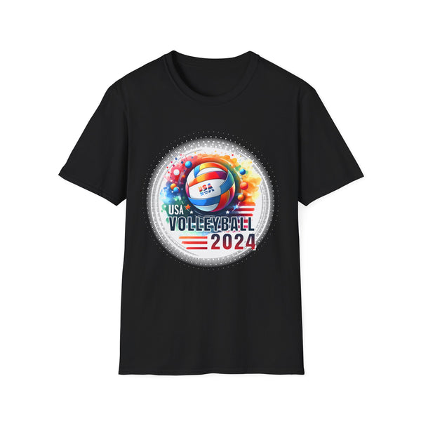 USA 2024 Summer Games Volleyball America Sports 2024 USA Shirts for Men