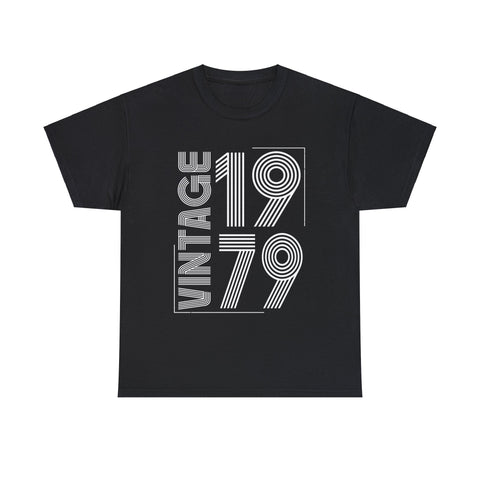 Vintage 1979 T Shirts for Men Retro Funny 1979 Birthday Men Shirts Big and Tall Plus Size