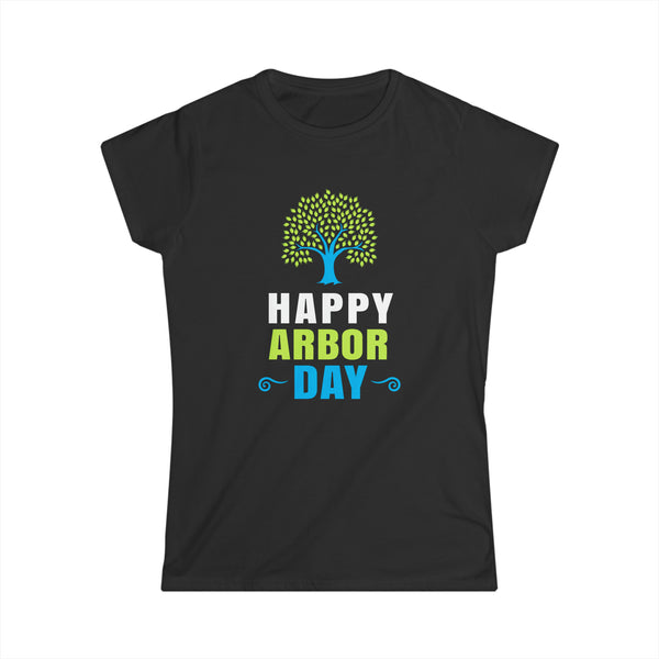 Arbor Day Tree Hugger Tree Care for a Happy Arbor Day Shirts for Women