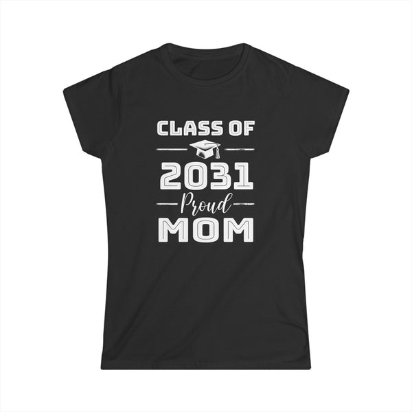 Class of 2031 Senior 2031 Graduation Vintage School Mom 2031 Womens T Shirt