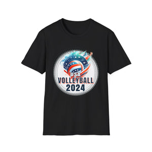 USA 2024 United States American Sport 2024 Volleyball Mens Shirts