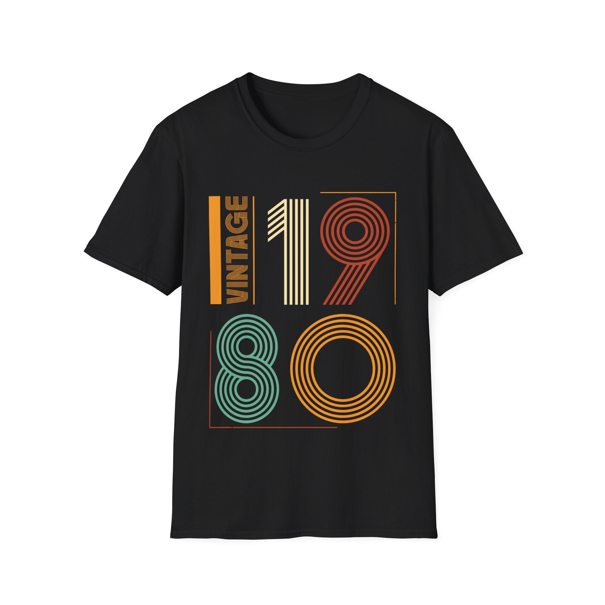 Vintage 1980 TShirt Men Limited Edition BDay 1980 Birthday Men Shirts