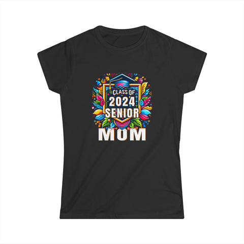 Senior 2024 Class of 2024 Seniors Graduation 2024 Senior Mom Womens Shirt