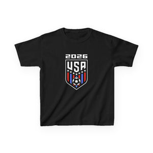 USA Player 2026 Team Boys Kids Girls Youth Teen USA 2026 T-Shirts for Kids