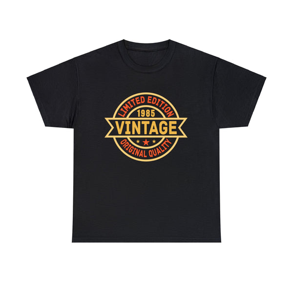 Vintage 1985 TShirt Men Limited Edition BDay 1985 Birthday Mens Tshirts for Men Big and Tall