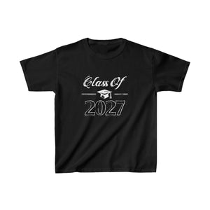 Senior 2027 Class of 2027 Graduation First Day Of School T Shirts for Boys