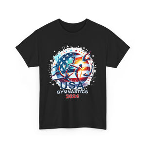 USA 2024 Games United States Gymnastics America 2024 USA Big and Tall Shirts for Men Plus Size