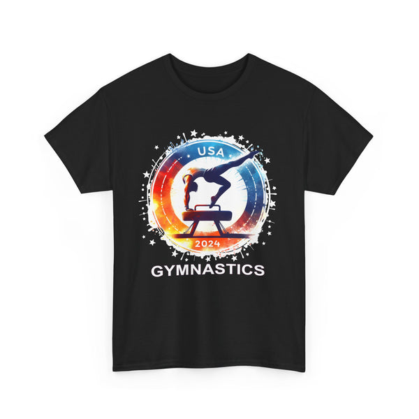 USA 2024 Games United States Sport 2024 USA Mens Gymnastics Mens Tshirts for Men Big and Tall