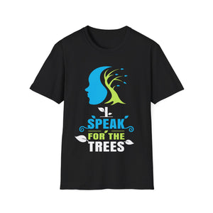 Nature Shirt I Speak For The Trees Save the Planet Mens T Shirt