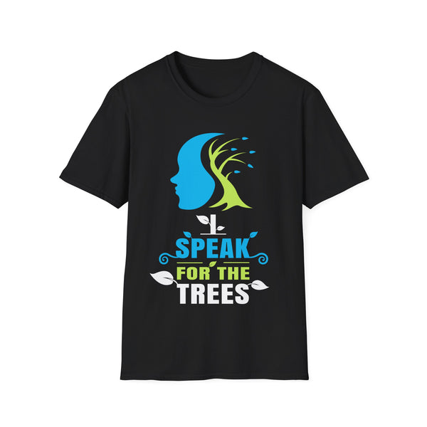 Nature Shirt I Speak For The Trees Save the Planet Mens T Shirt