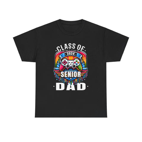 Senior 2024 Dad Graduate Cute Class of 2024 Shirt 2024 Shirts for Men Plus Size Big and Tall