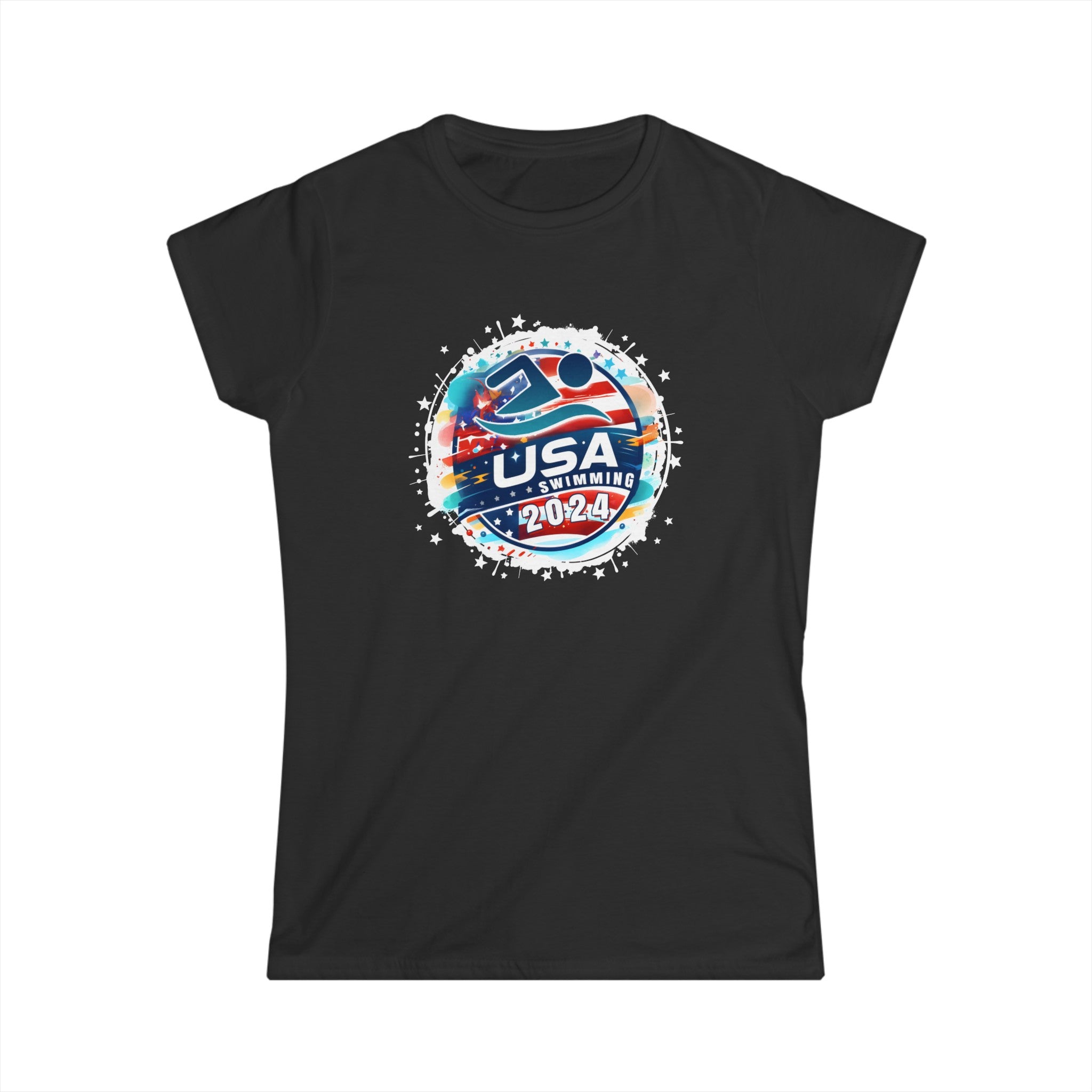 USA 2024 United States American Sport 2024 Swimming Womens Shirt