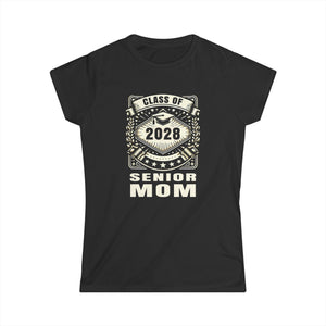 Senior 2028 Senior Mom Senior 2028 Parent Class of 2028 Shirts for Women