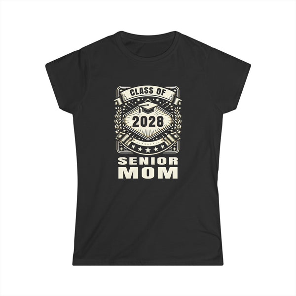Senior 2028 Senior Mom Senior 2028 Parent Class of 2028 Shirts for Women