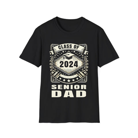 Senior 2024 Senior Dad Senior 2024 Parent Class of 2024 Mens T Shirts