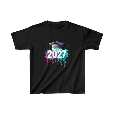 Senior 2027 Class of 2027 Graduation First Day Of School Boy Shirts
