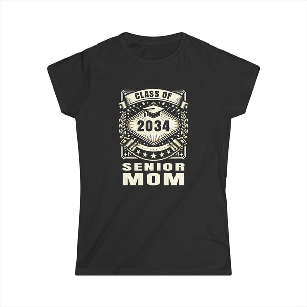 Senior 2034 Senior Mom Senior 2034 Parent Class of 2034 Women Shirts