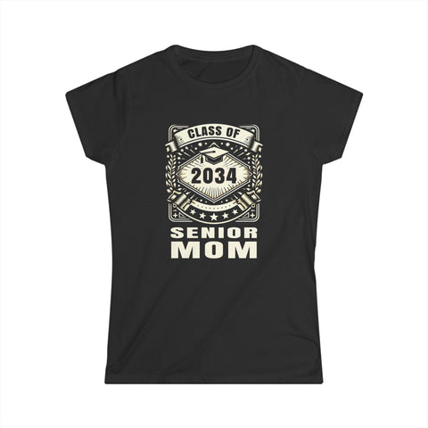 Senior 2034 Senior Mom Senior 2034 Parent Class of 2034 Women Shirts