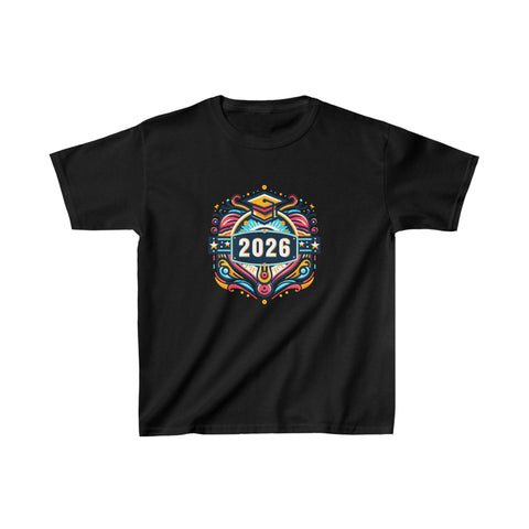 Class of 2026 Senior 2026 Graduation Vintage School Shirts for Boys