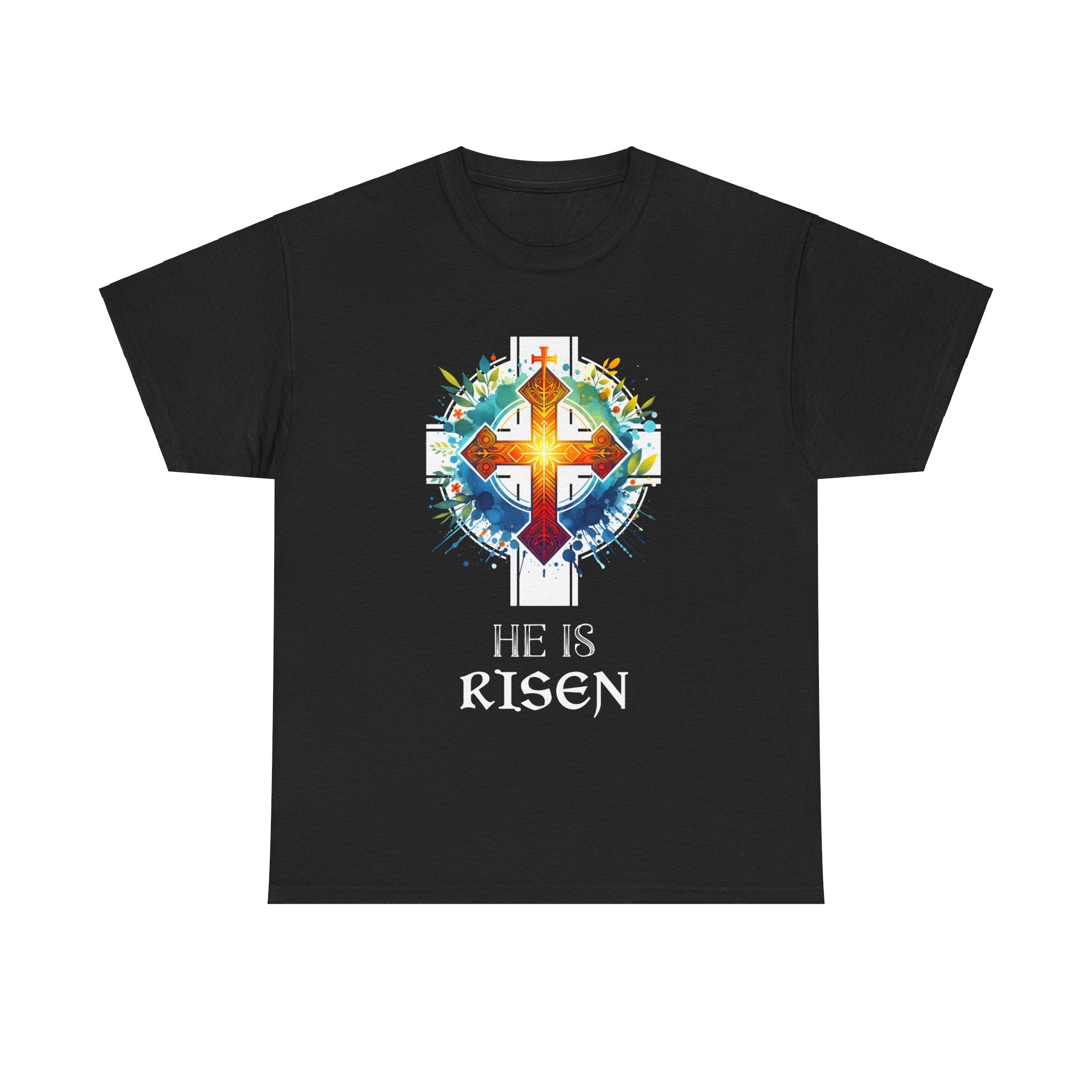 Easter Christian He Is Risen Resurrection Men Women Kids Men Shirts Big and Tall Plus Size