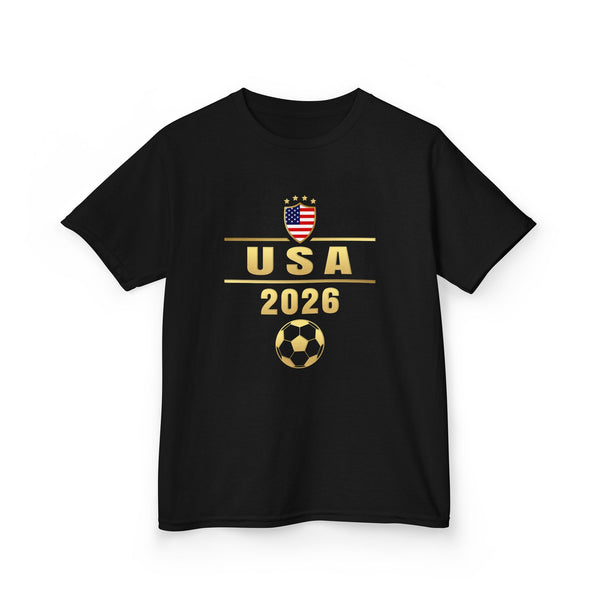 USA 2026 United States Sport USA Team 2026 Player 2026 USA T-Shirts for Kids Boys Girls