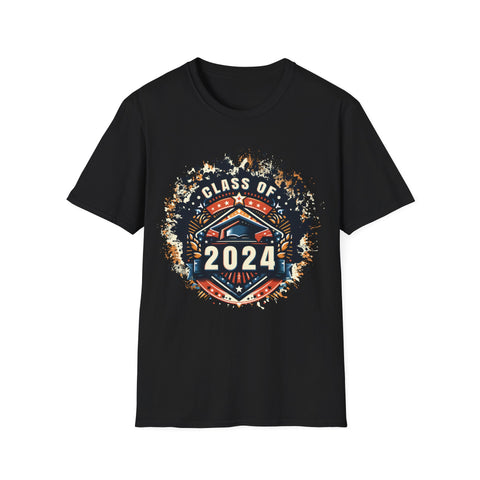 Senior 2024 Class of 2024 Seniors Graduation 2024 Senior 24 Mens T Shirts