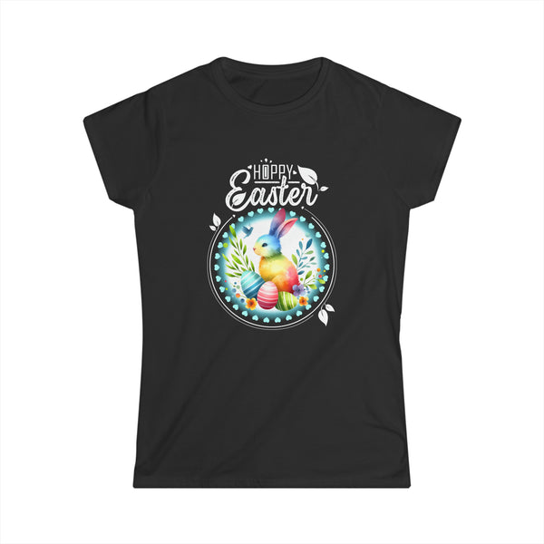 Easter Outfits Easter Rabbit Bunny Shirts for Women Easter Womens T Shirt