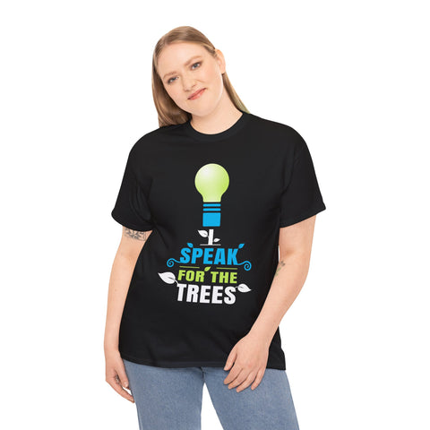Earth Day I Speak For The Trees Design Nature Lover Women Shirts Plus Size