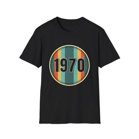 Vintage 1970 Birthday Shirts for Men Funny 1970 Birthday Mens T Shirt