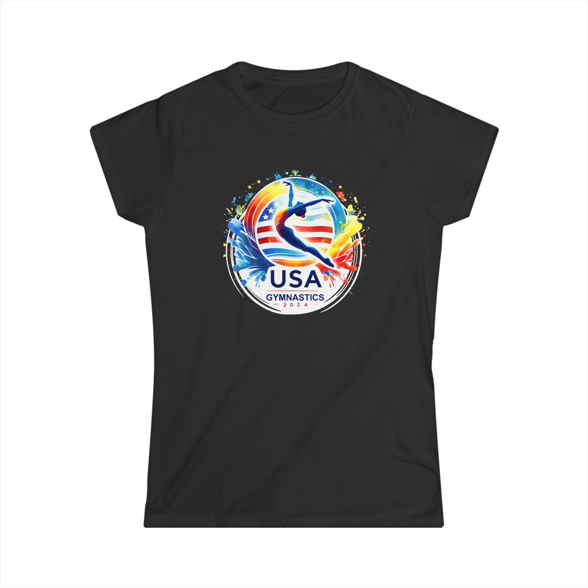 USA 2024 Games United States Gymnastics America 2024 USA Womens T Shirt