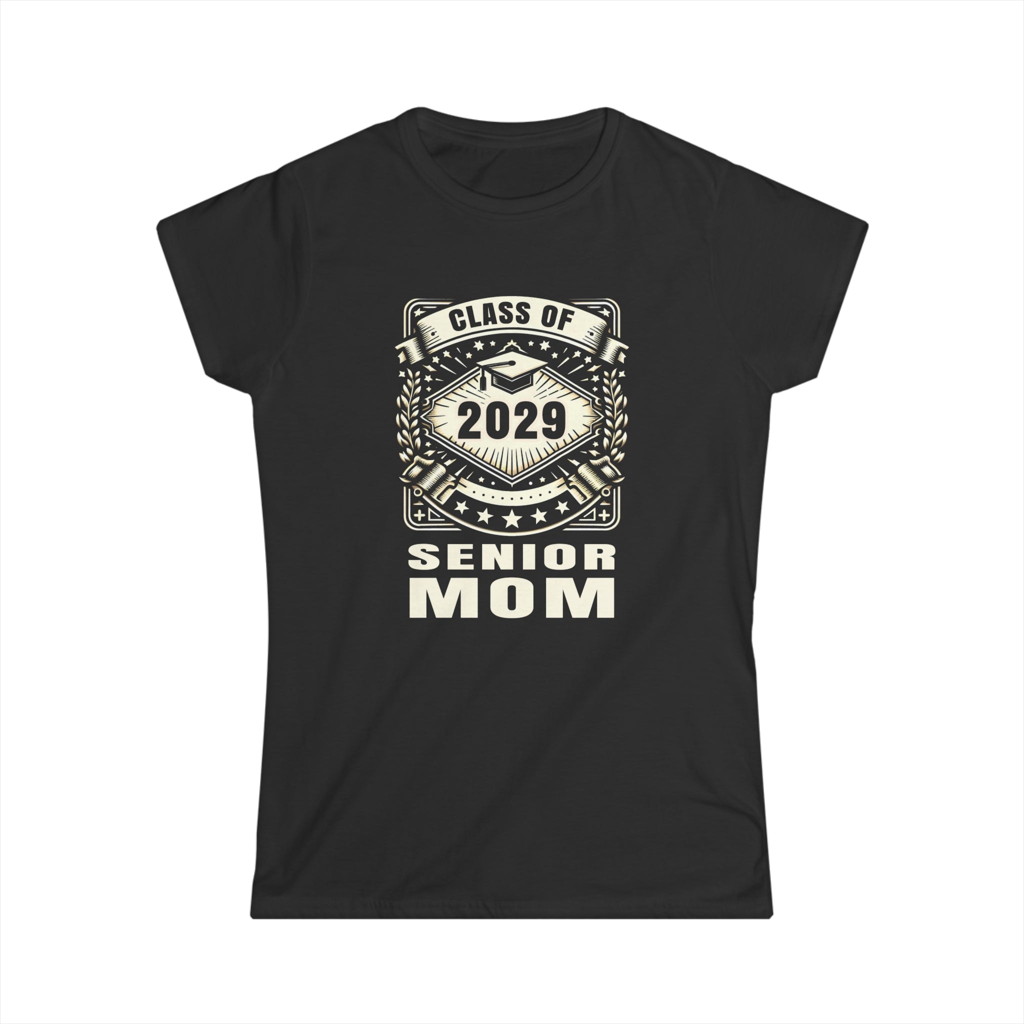 Senior 2029 Senior Mom Senior 2029 Parent Class of 2029 Womens Shirts
