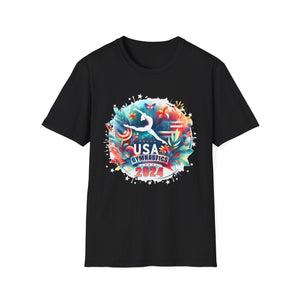 USA 2024 Games United States Gymnastics America 2024 USA Mens Tshirts