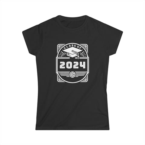 Senior 24 Class of 2024 Back to School Graduation 2024 Womens Shirts