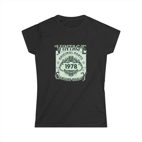 Vintage 1978 TShirt Women Limited Edition BDay 1978 Birthday Womens T Shirt