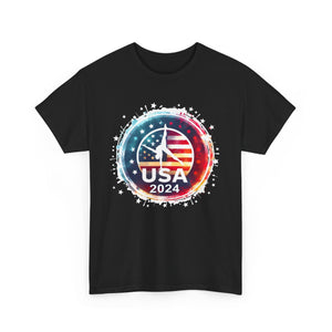 USA 2024 Games United States Gymnastics America 2024 USA Mens Shirt Plus Size Big and Tall