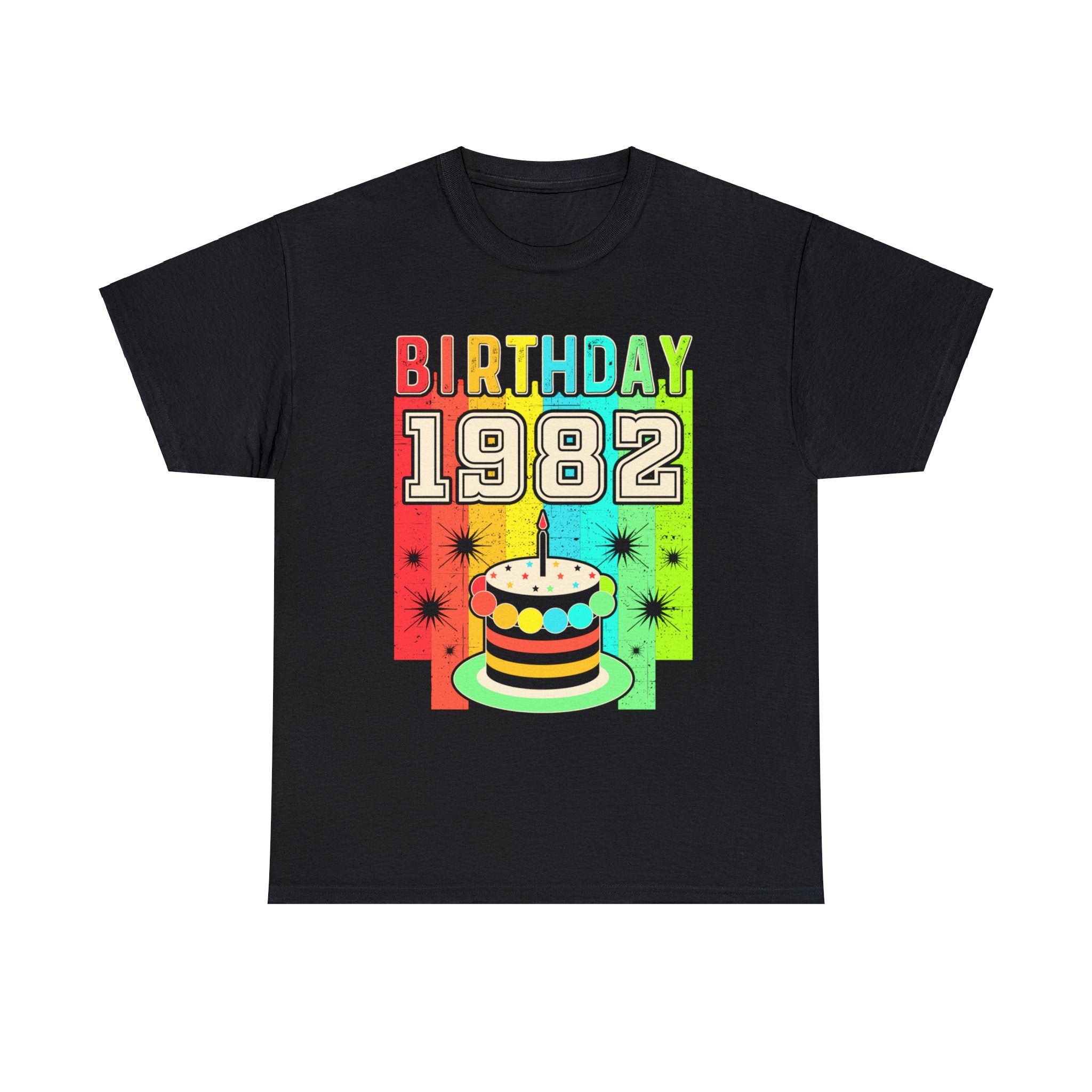 Vintage 1982 T Shirts for Men Retro Funny 1982 Birthday Shirts for Men Plus Size Big and Tall