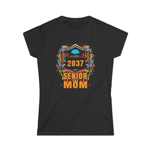 Senior Mom 2037 Proud Mom Class of 2037 Mom of the Graduate Womens Shirts