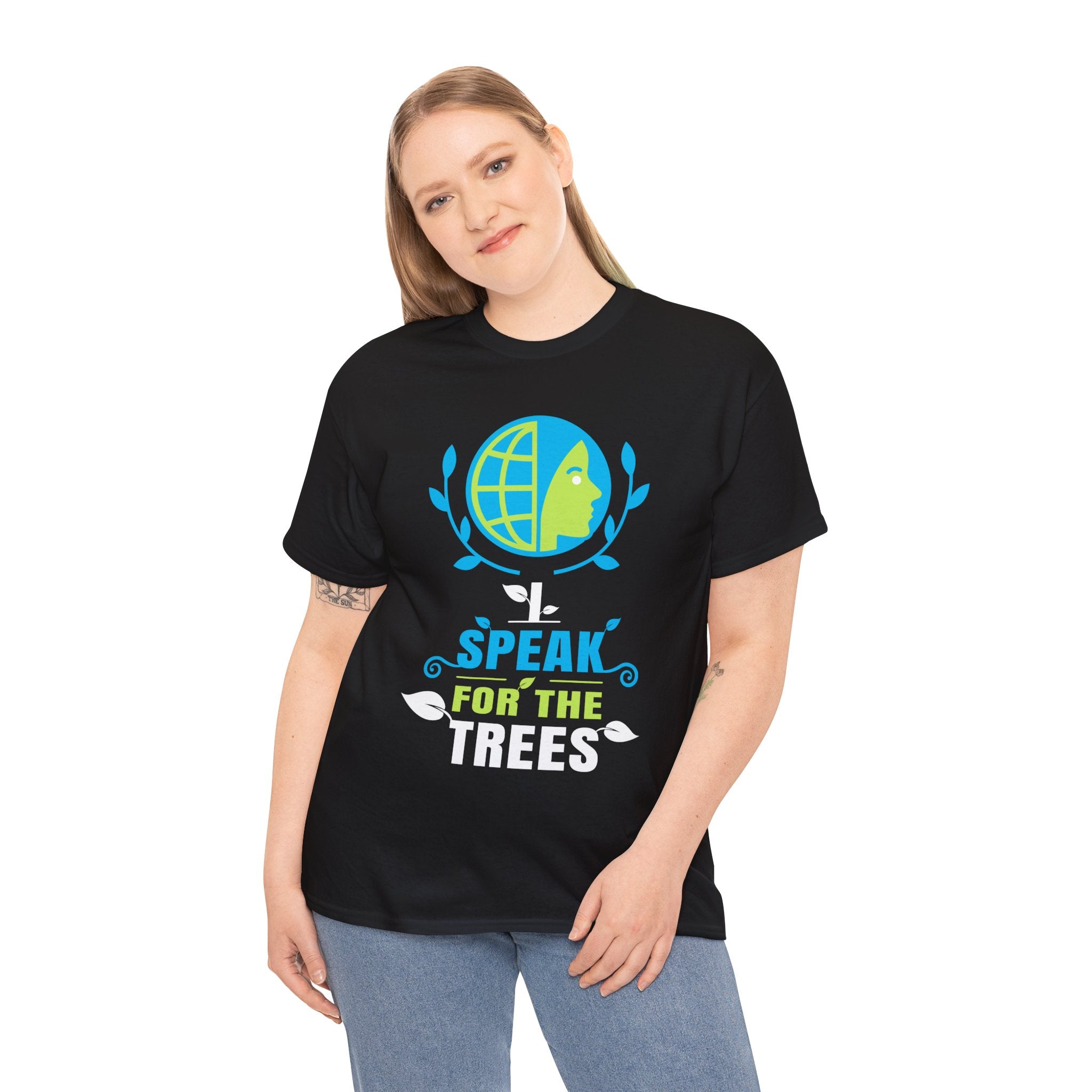 I Speak For The Trees Shirt Gift Environmental Earth Day Plus Size Clothing for Women
