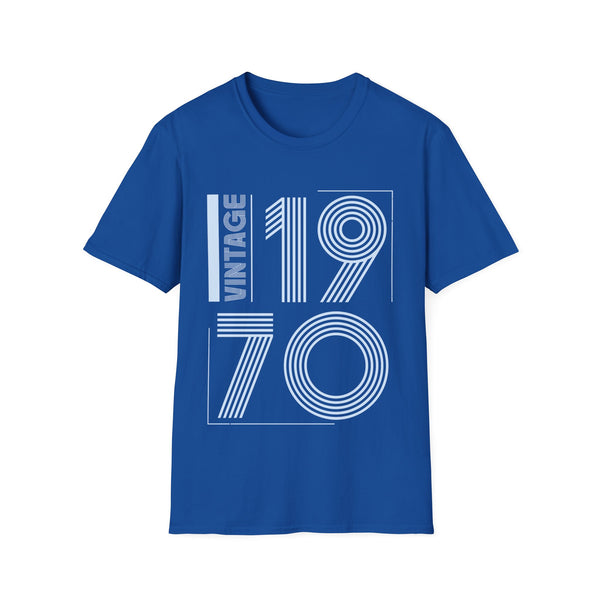 Vintage 1970 T Shirts for Men Retro Funny 1970 Birthday Mens T Shirts