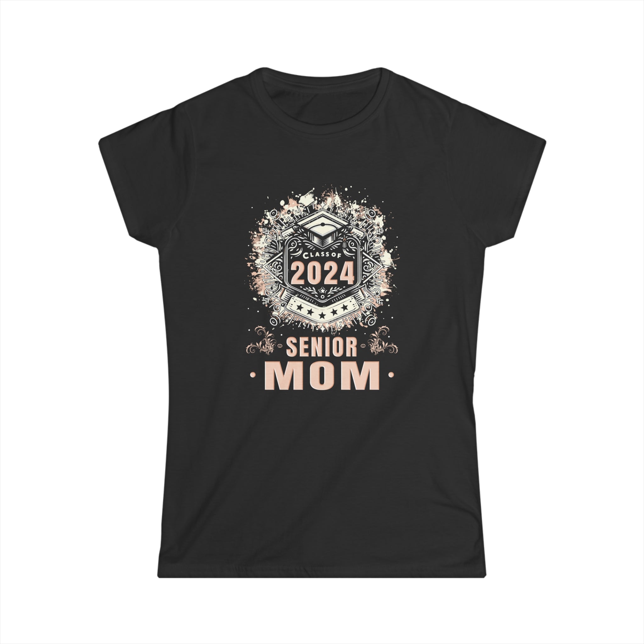 Senior Mom Class of 2024 Senior Year Proud Mom Senior 2024 Womens Shirts