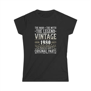 Vintage 1980 TShirt Women Limited Edition BDay 1980 Birthday Womens T Shirt