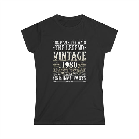 Vintage 1980 TShirt Women Limited Edition BDay 1980 Birthday Womens T Shirt